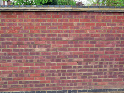 Subsidence Cracked Wall